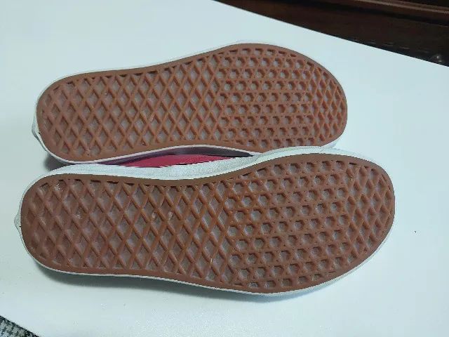 tênis vans authentic vermelho 37  - Foto 5