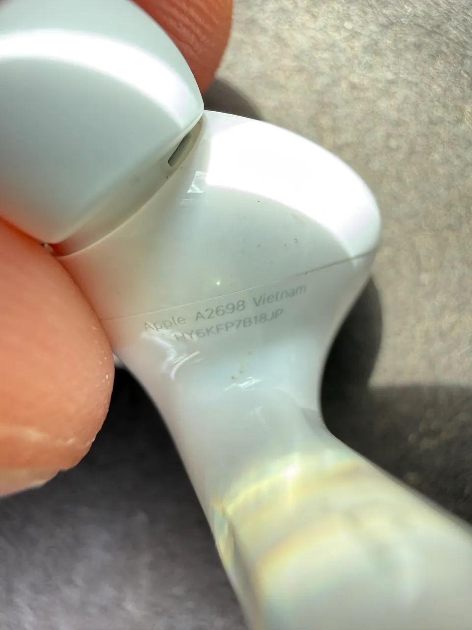 Lado direito: AirPods Pro (2 geração / A2698) - Foto 3
