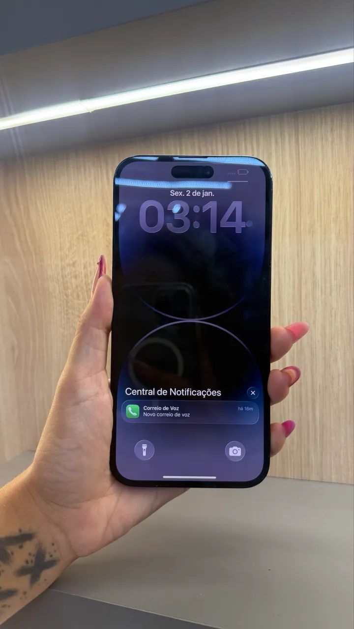 iPhone 14 Pro Max 128gb preto - Foto 3