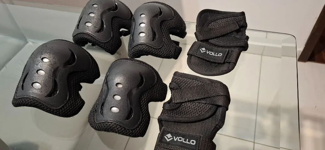 Kit Proteção Patins, Skate, Infantil - Punho, Joelho e Cotovelo - Foto 3