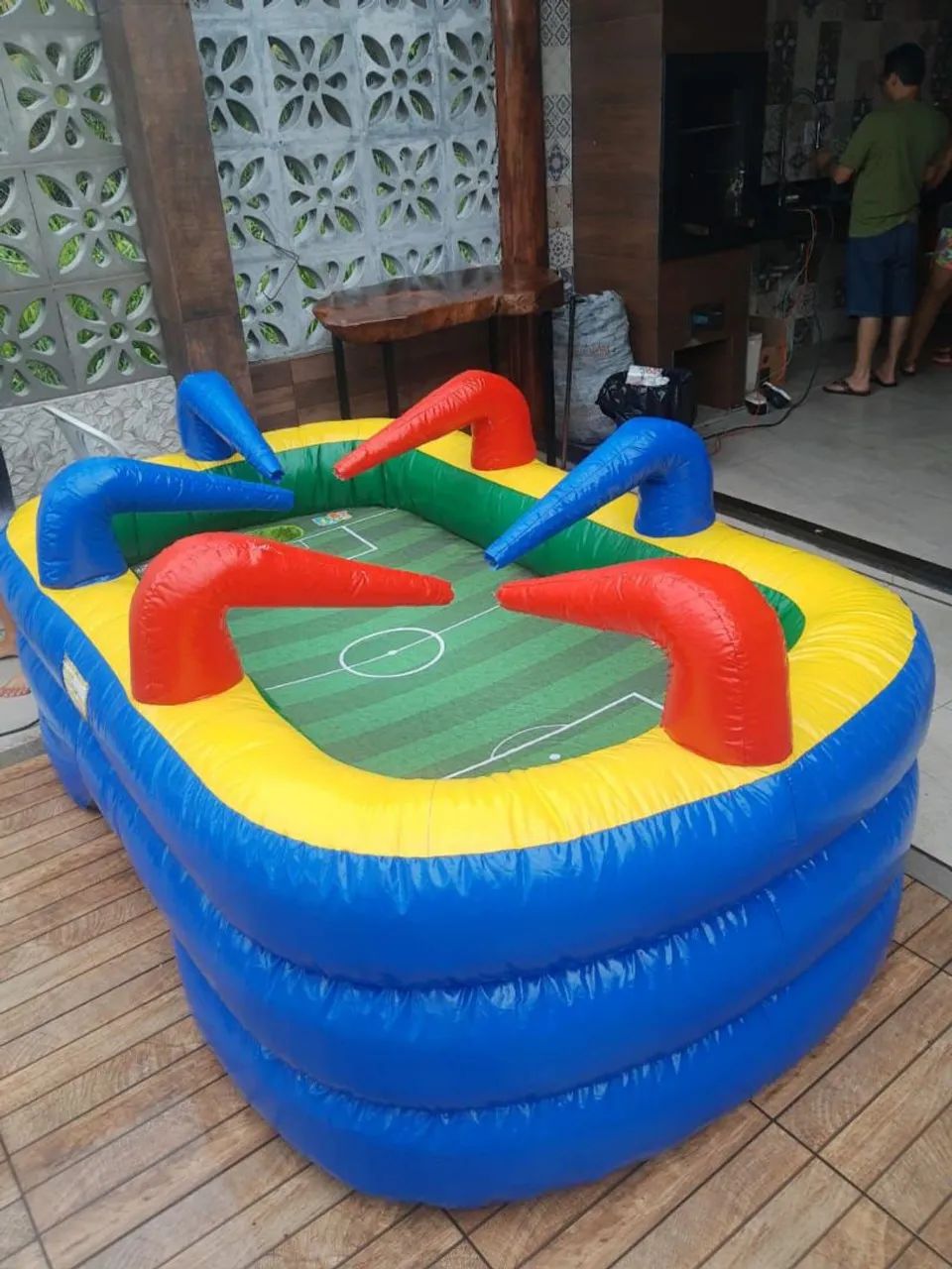 futebol de sabão com canhão de espuma  - Foto 4