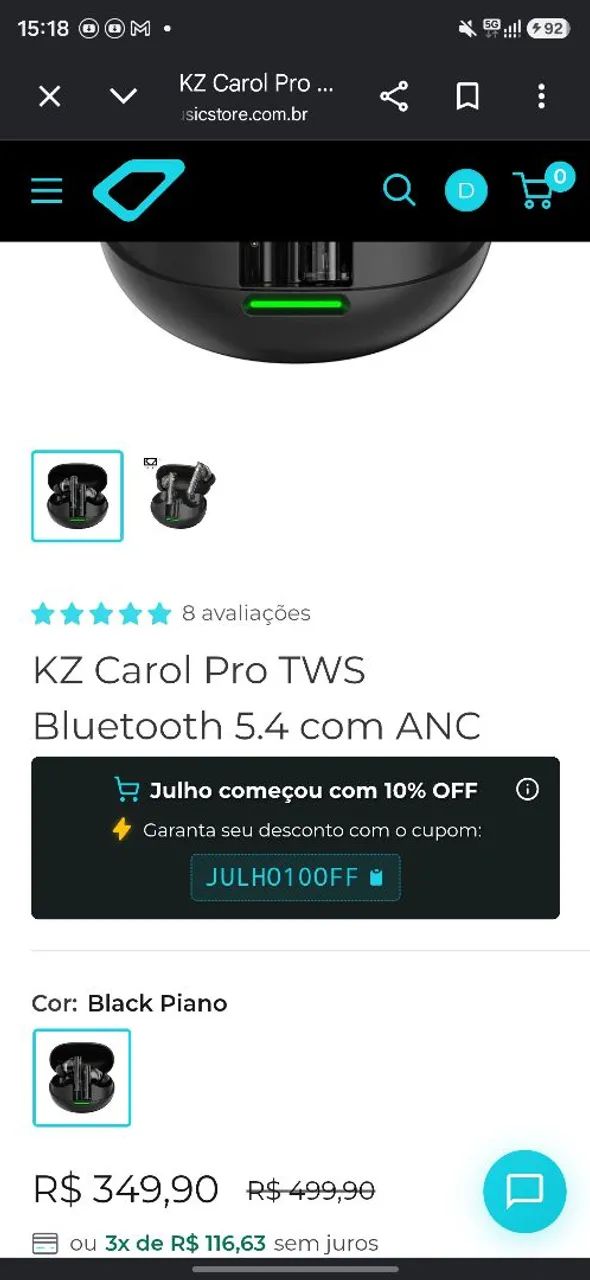 Fone kz carol Pro  - Foto 5