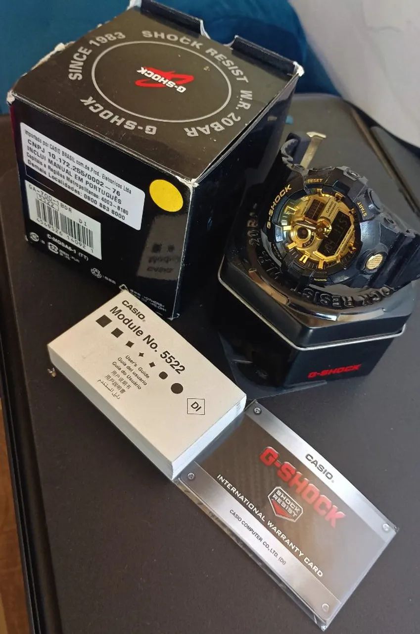 Relógio Casio G Shock Ga710gb-1adr - Foto 2
