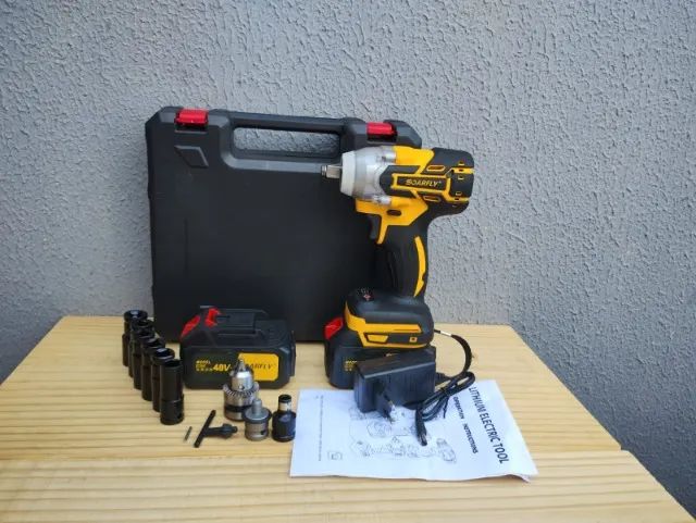 Parafusadeira e furadeira com Chave de Impacto NOVA* - Foto 3