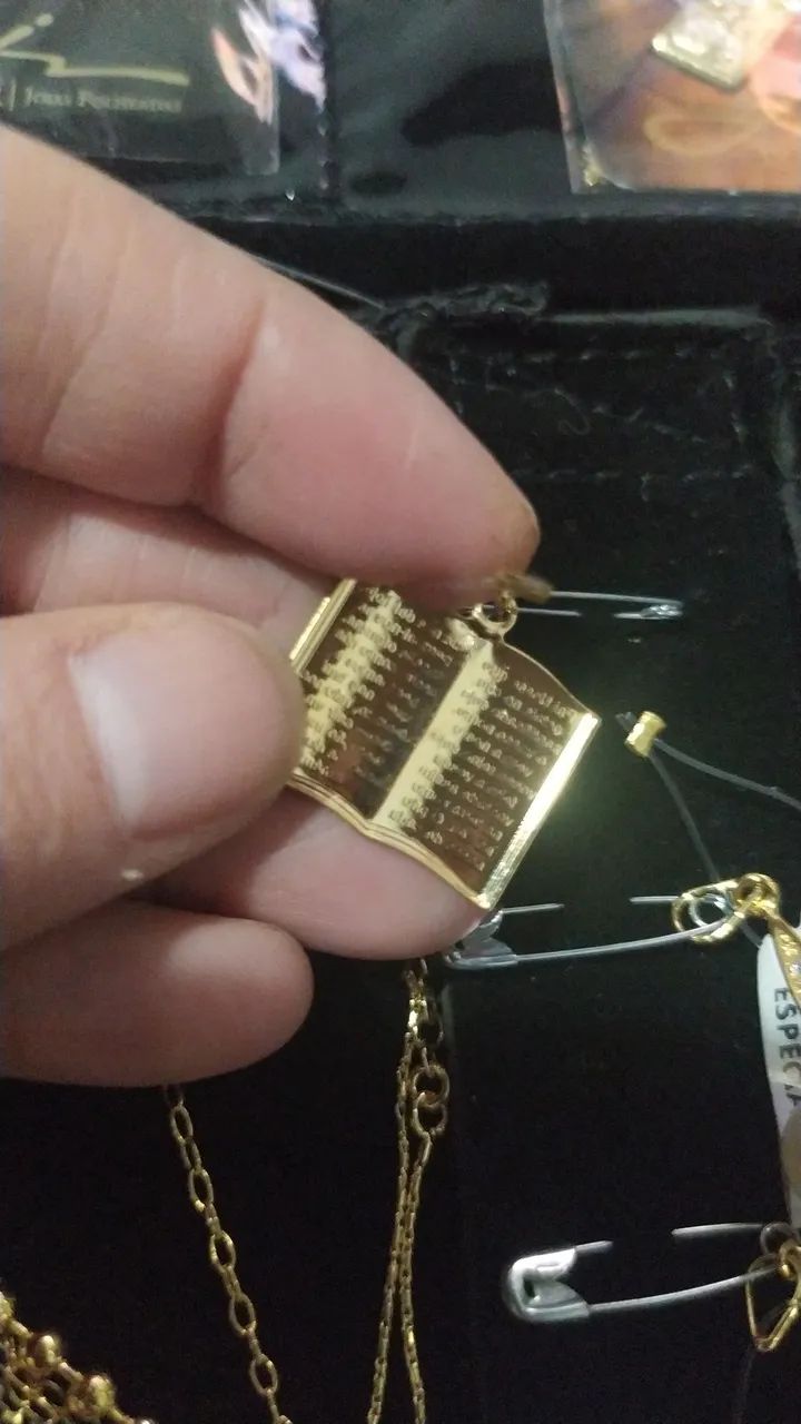 Pingentes Jr folheados - Foto 3