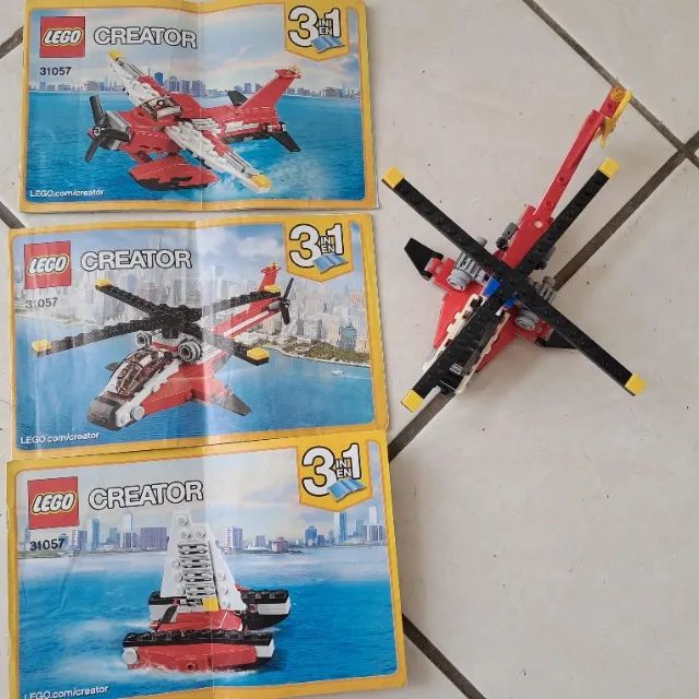 Lego Creator 3 em 1 -102 peças - c/ manual - Foto 3