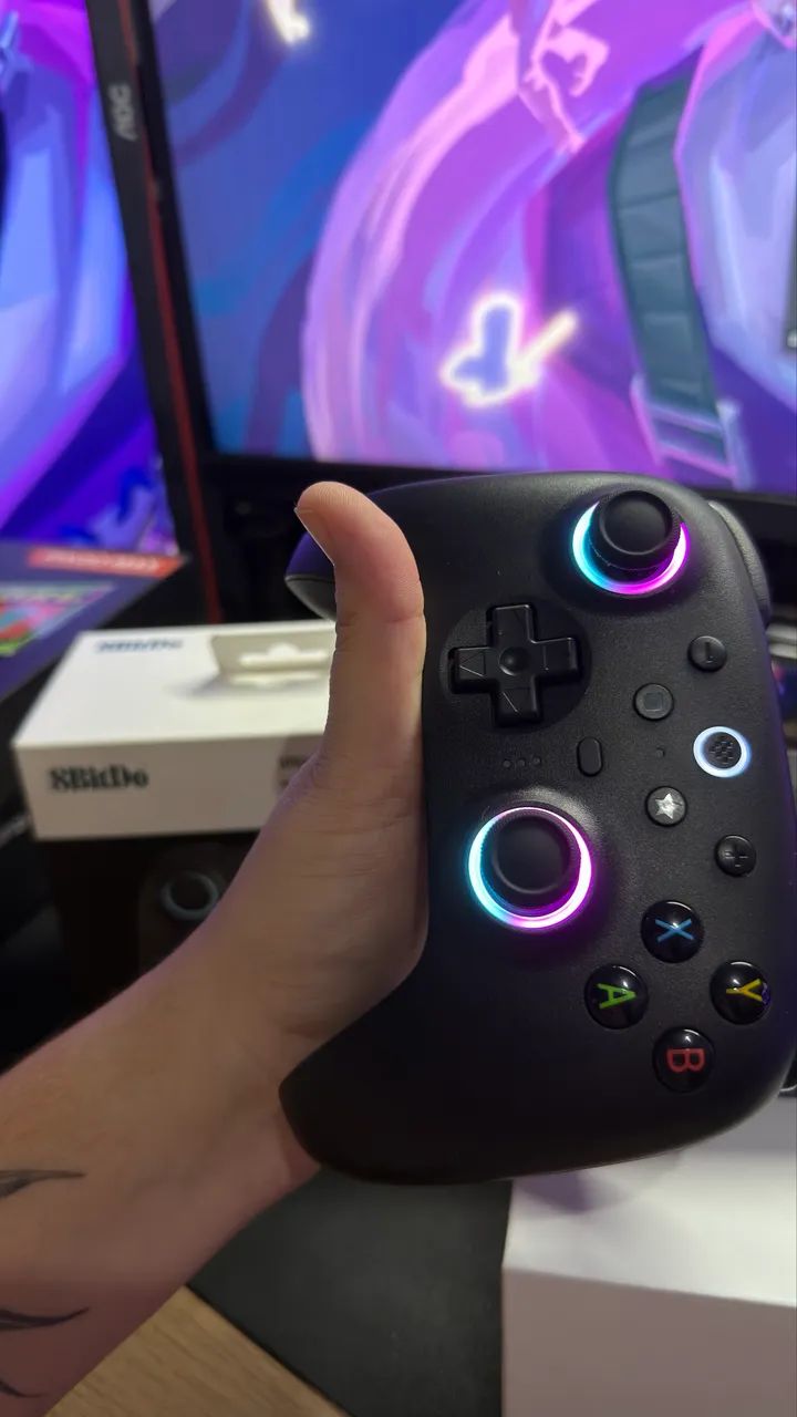Controle Sem Fio - 8bitdo Ultimate 2 Wireless Com Dock - Foto 5