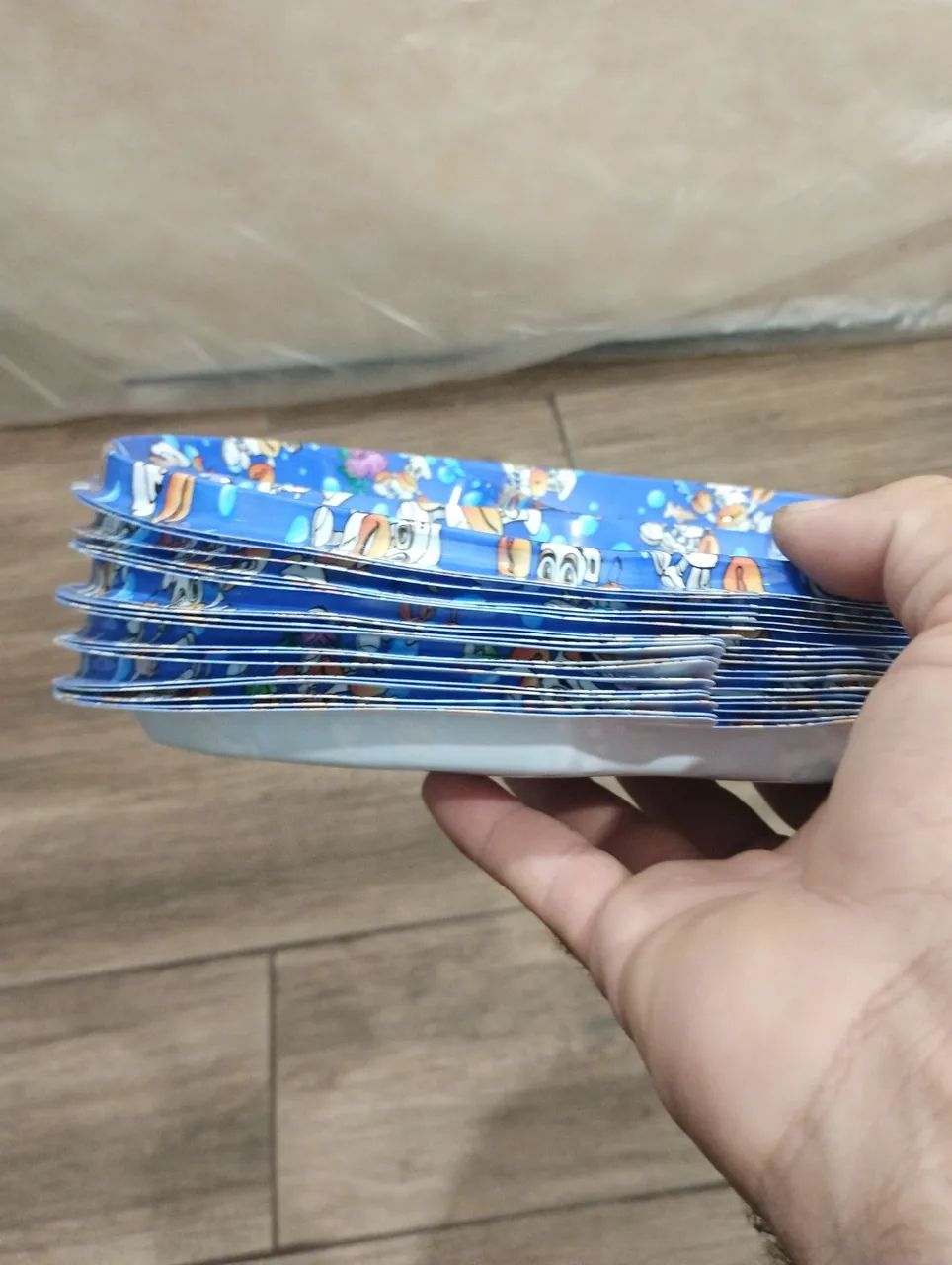 kit com 18 pratinho divertido com divisórias  - Foto 2