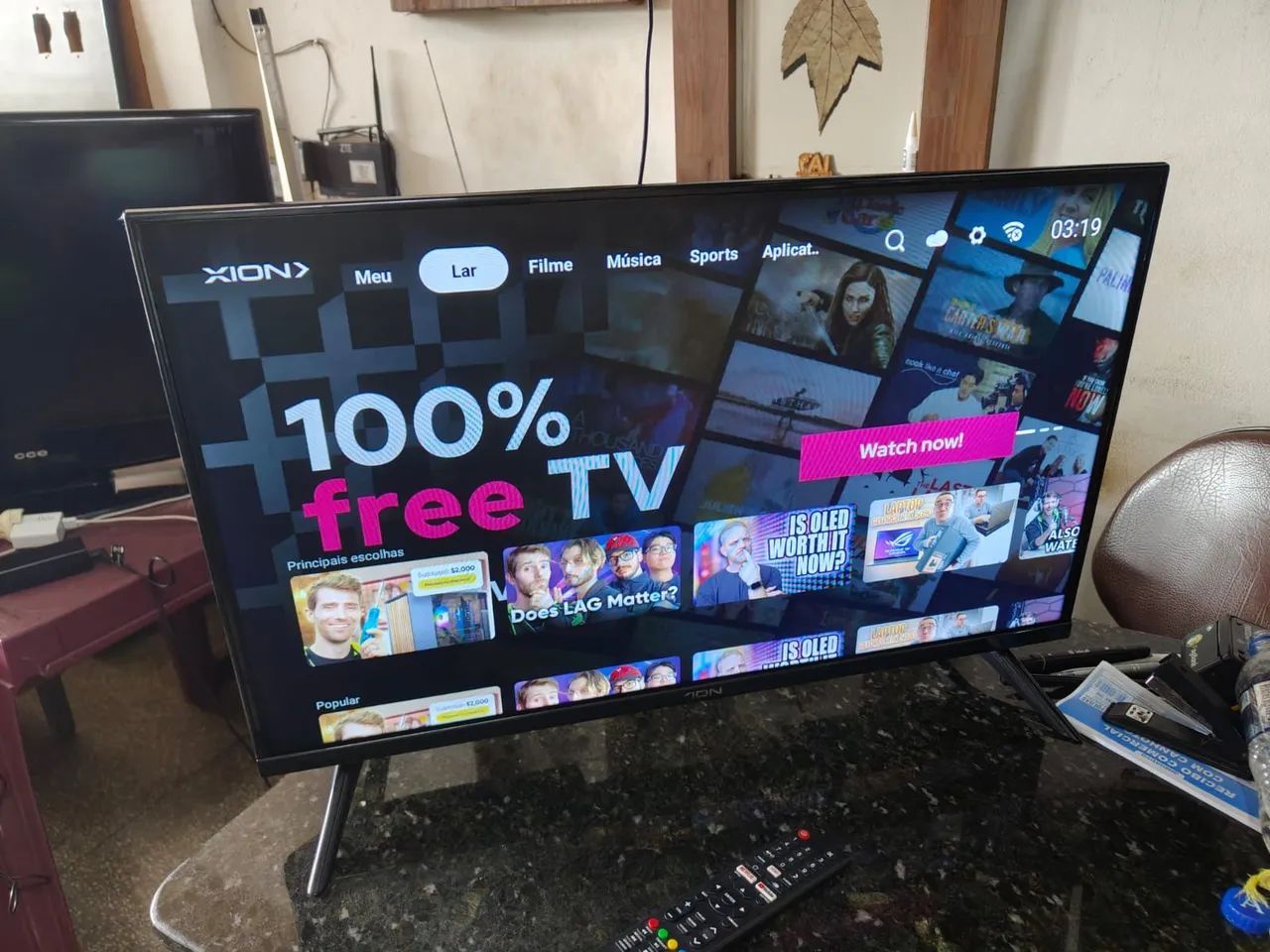 Tv SMART 32 polegadas com a rack - Foto 5