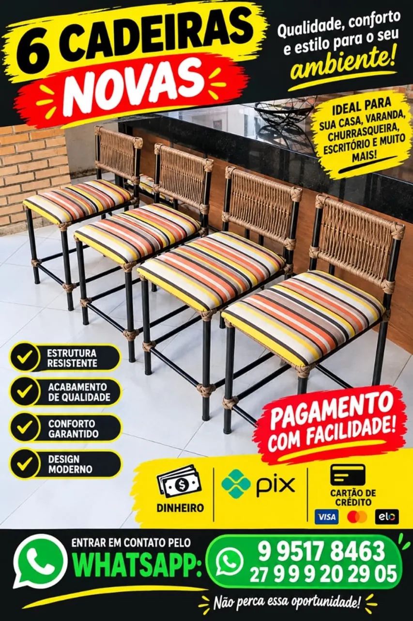Banquetas novas
