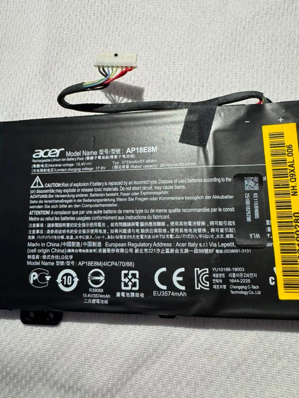Bateria original Acer nitro 5 - Foto 2