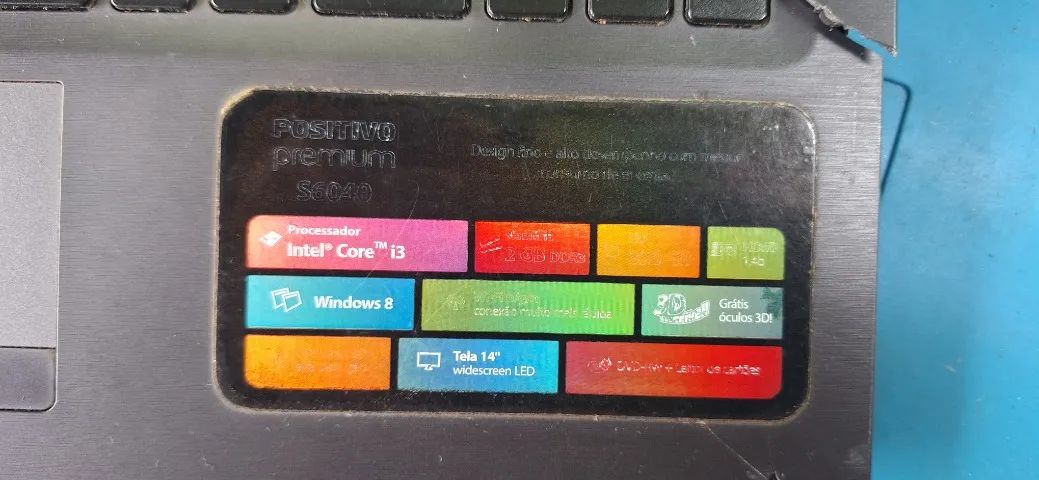 Placa Mãe Notebook Positivo Premium S6040 | Funcionando. - Foto 5
