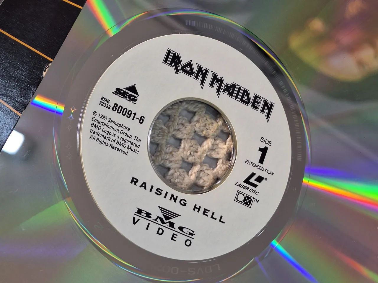 LaserDisc Iron Maiden Raisine Hell Original Colecionável - Foto 4