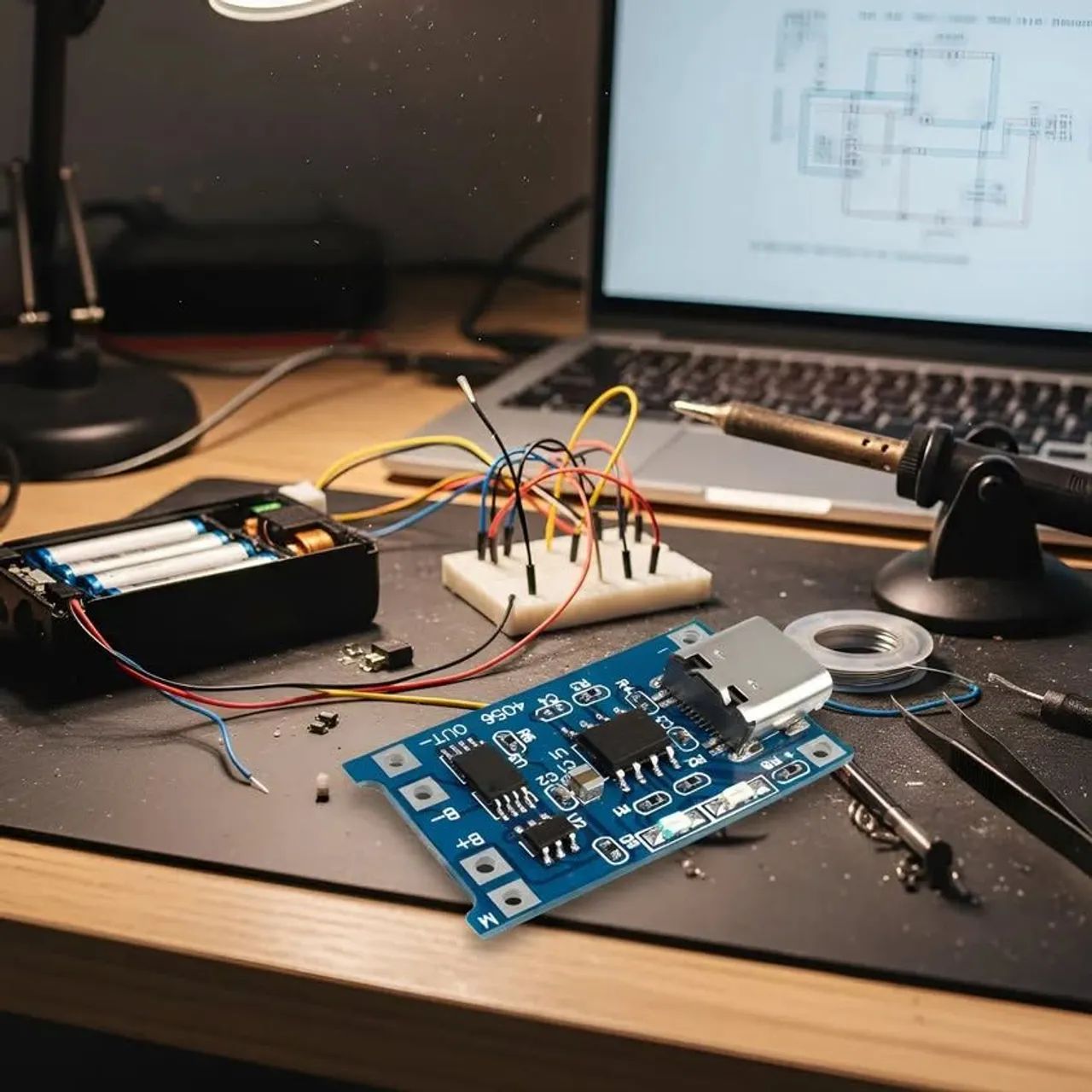 Placa modulo para Bateria Lítio com Proteção - Usb C 5v (Loja Fisica) - Foto 4