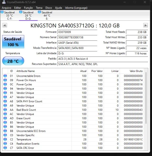 ssd kingston 120GB - Foto 2