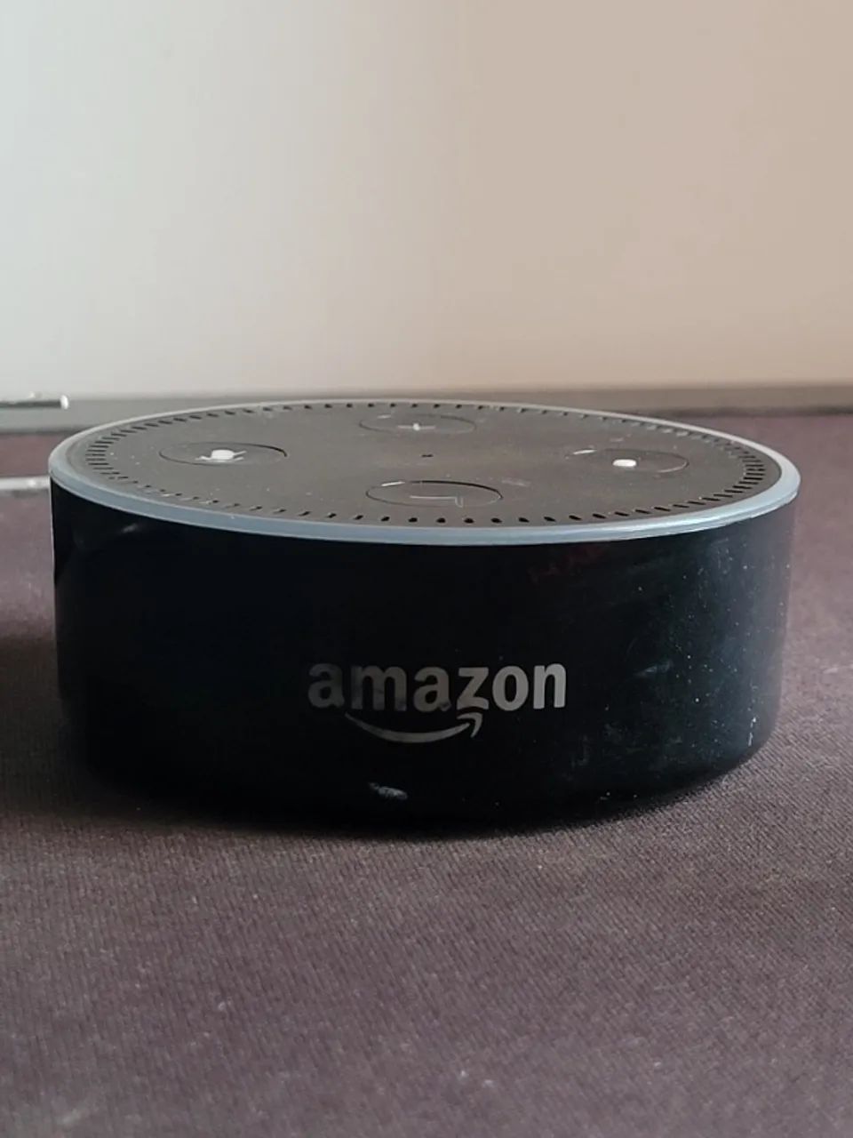 Amazon Echo Dot 2a geracao com fonte - Alexa em ingles - Foto 3