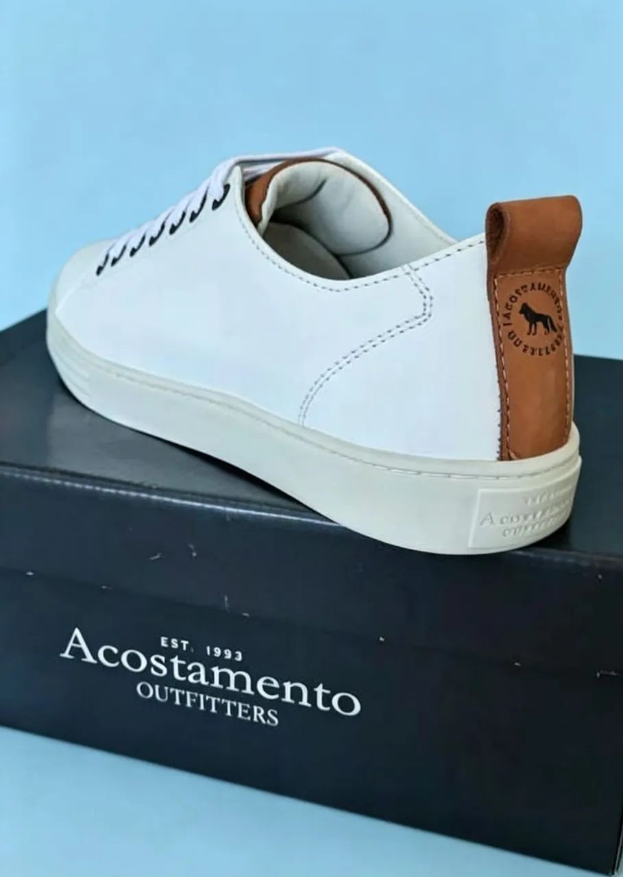 Sapatênis acostamento couro  - Foto 3