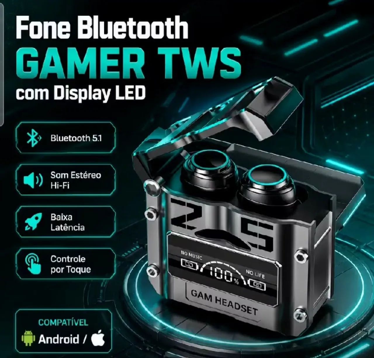 fones Bluetooth lacrados  - Foto 4