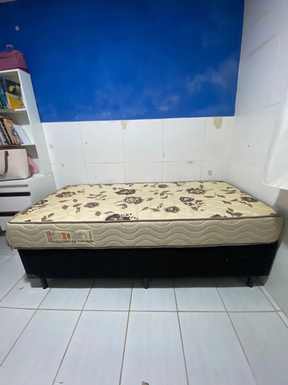 Cama box  base + colchão Ortobom solteirão  - Foto 2