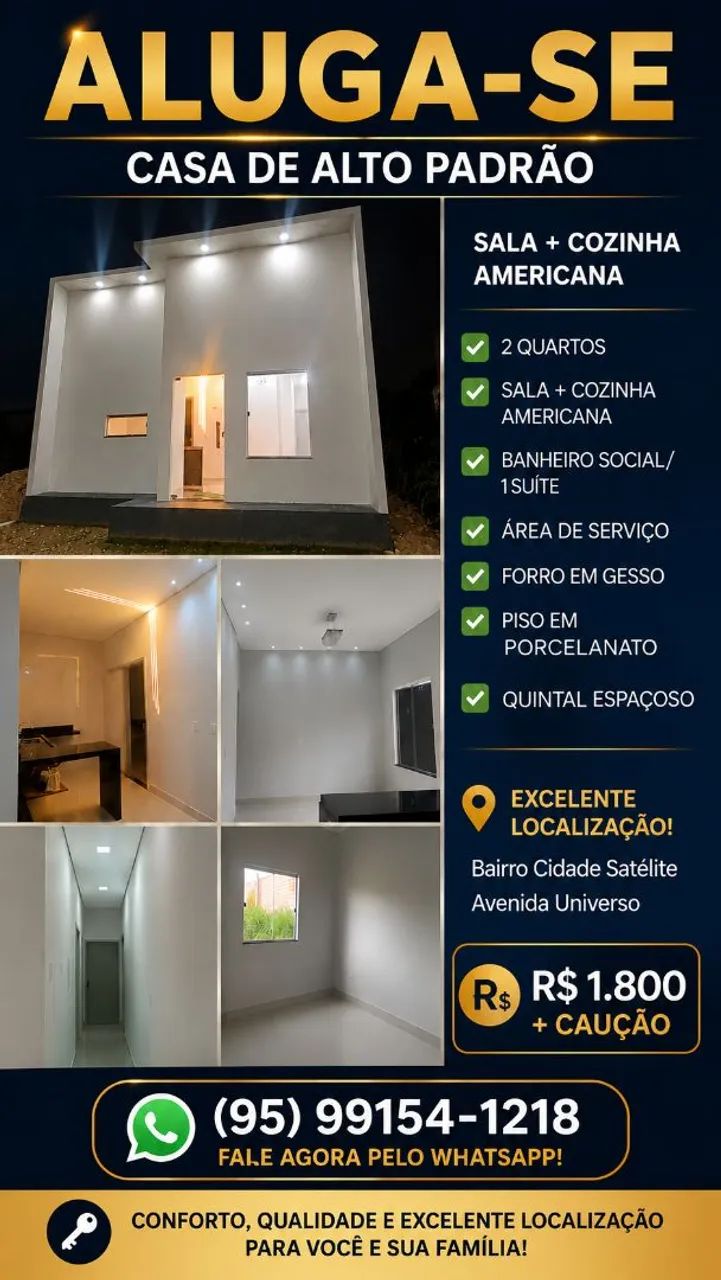 Aluga-se casa