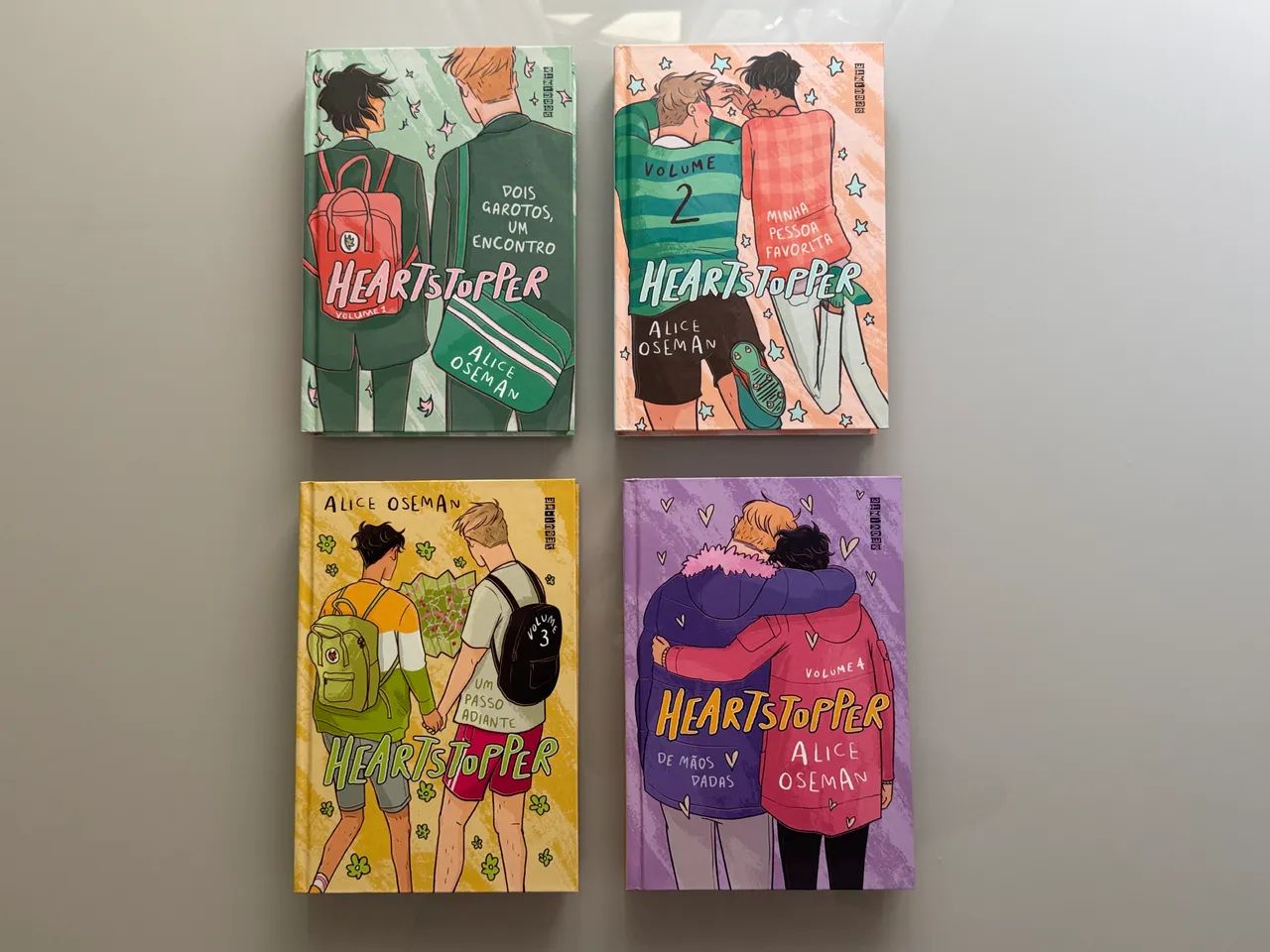 Heartstopper volume 1, 2, 3 e 4