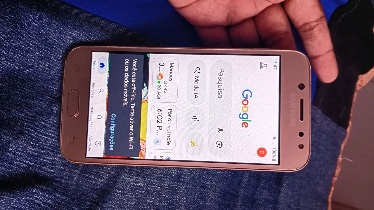 Celular j5 pro quebra galho funcionando perfeitamente 