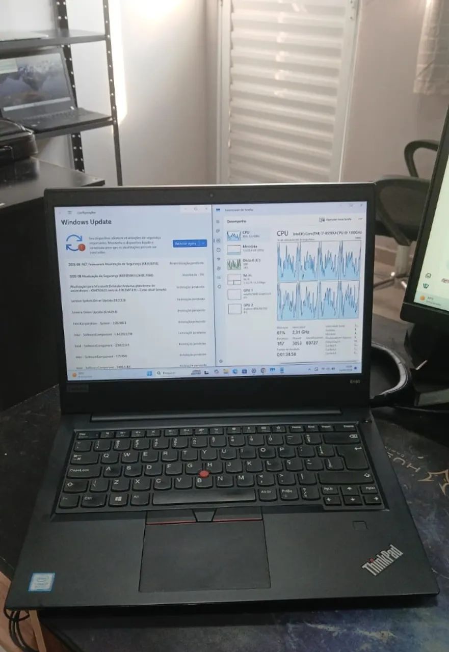 Lenovo ThinkPad E480 i7 8ª Geração 8GB SSD 256GB Win11 Office 24 - Foto 5