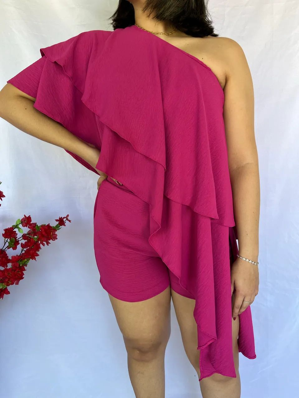 Conjunto ROSA - blusa e short 