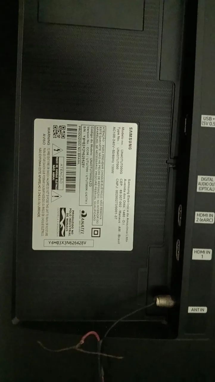 Vendo tv Samsung série 7 de 43 polegadas, tem bloothoch.. - Foto 4