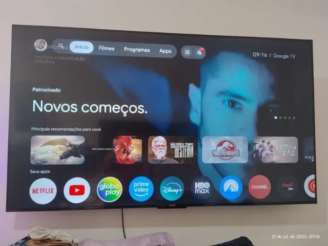 Tv 65 polegadas 4K, Google Tv