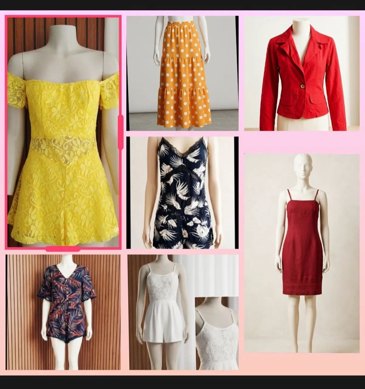 Lote de roupas novas para brejó $150