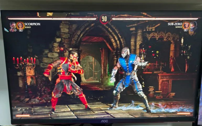 Monitor Gamer 144hz AOC 27G2 27 Polegadas G-Sync - Foto 5