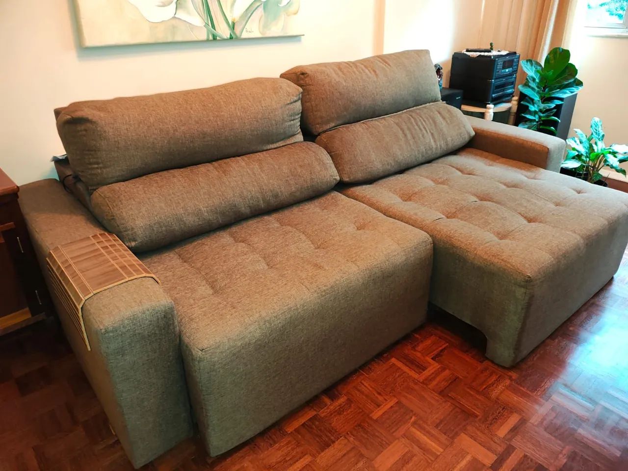 Sofá cama italiano linho