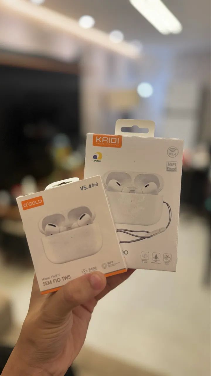Fone Bluetooth TWS V5.4 - Som de qualidade e liberdade sem fios!