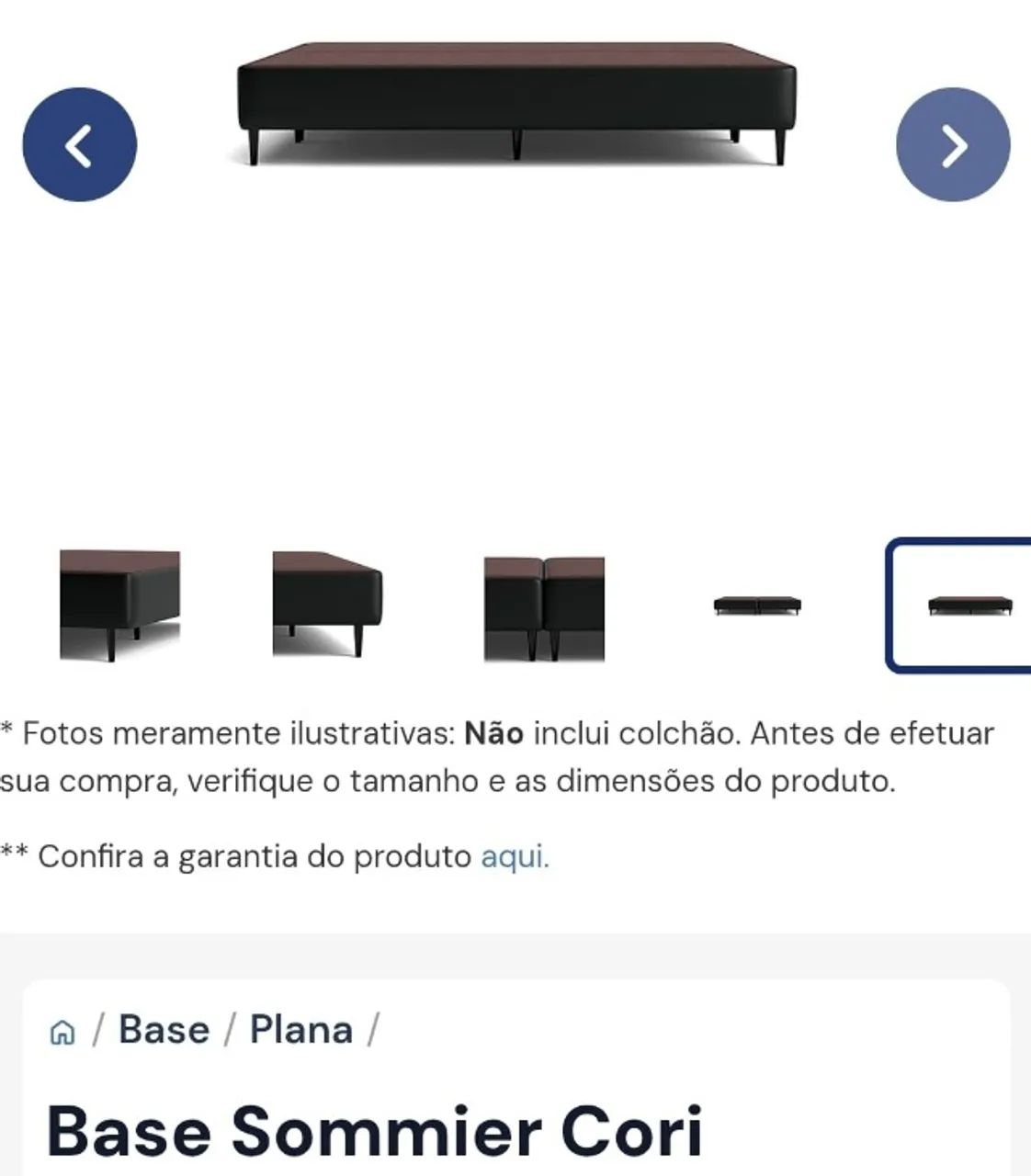 BASE DE CAMA KING SOMMIER CORI - ORTOBOM - Foto 4