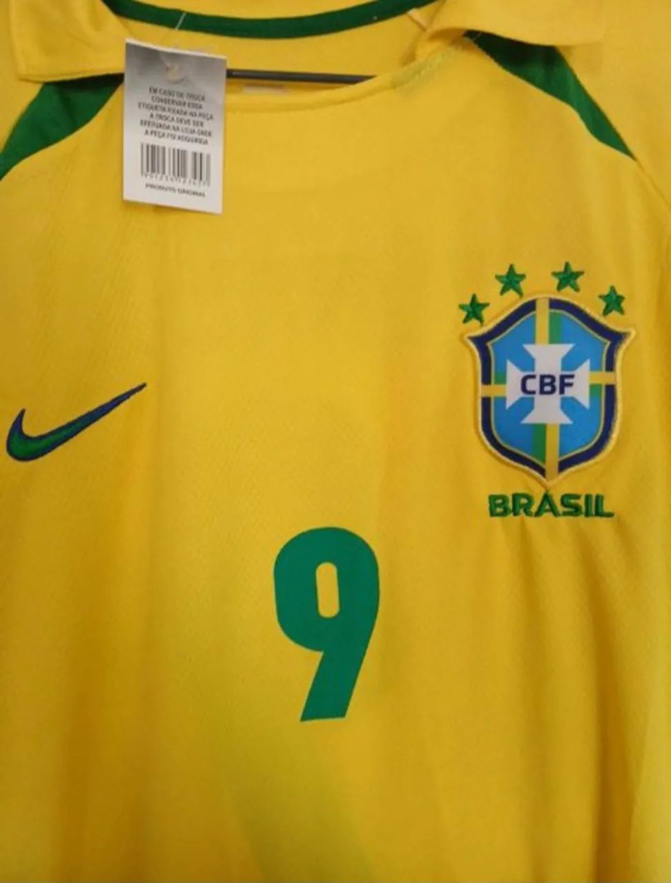 Camisa retrô da seleção brasileira  - Foto 3