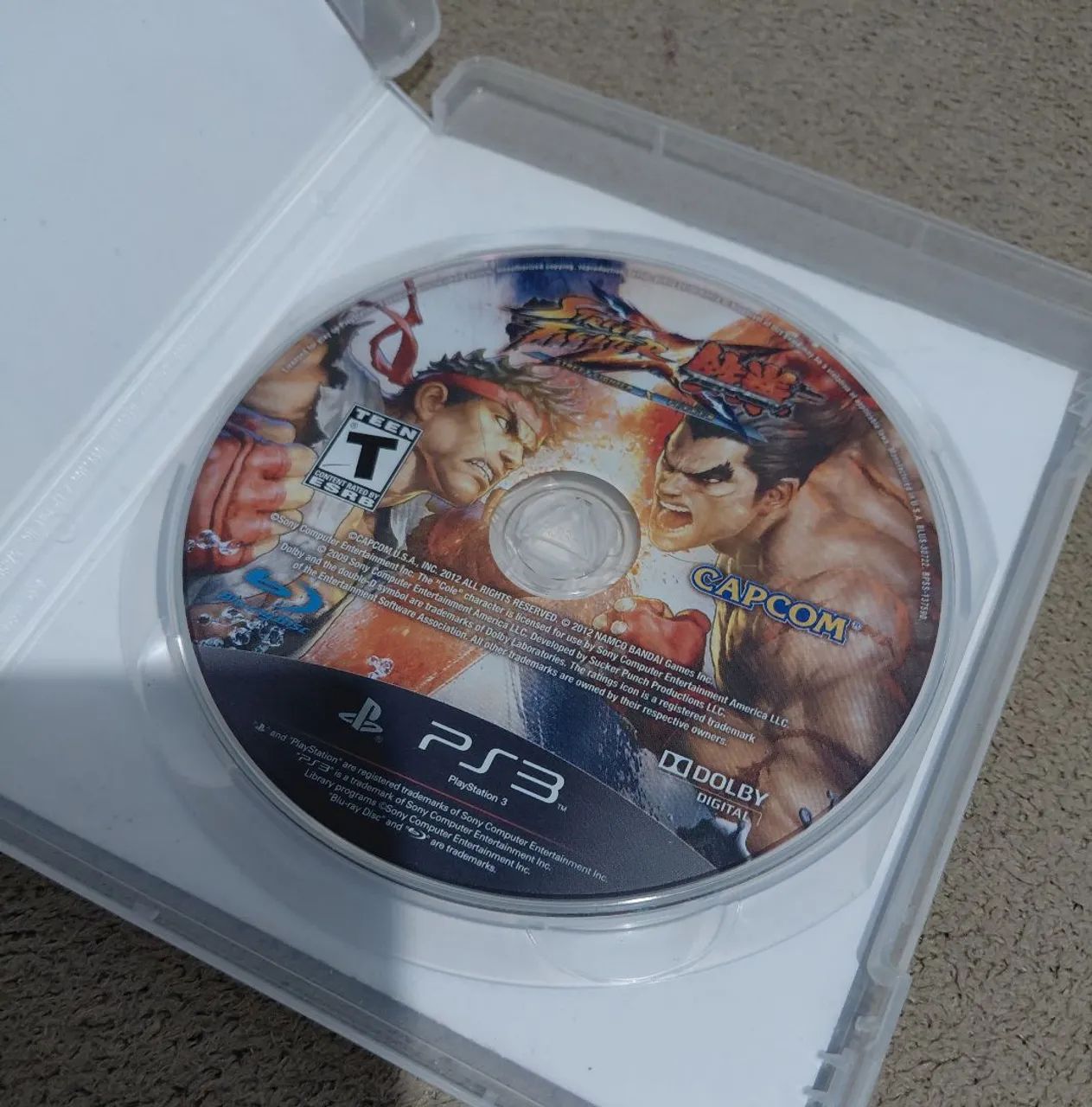 Jogo Street fighter Vs Tekken Ps3  - Foto 2
