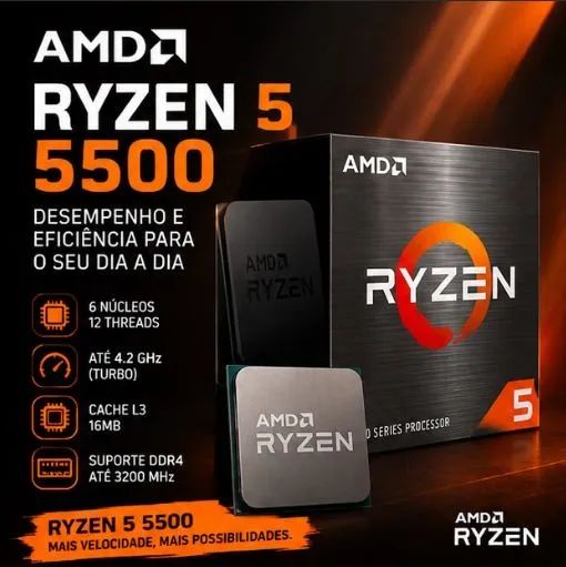 Processador Ryzen 5 5500 - Foto 2