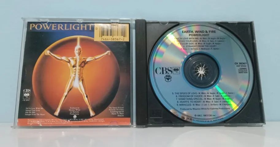 CD Earth, Wind and Fire - Powerlight - 1983 - Foto 2