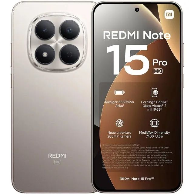 Celular Xiaomi Redmi Note 15 Pro 512gb 8gb Ram 5G Titanium Global - Foto 3