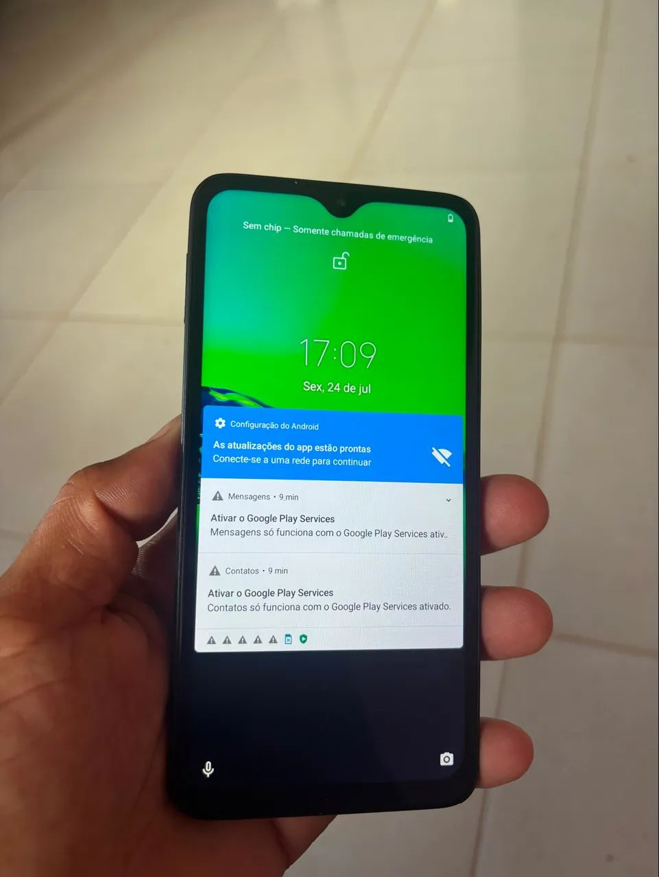 Moto g8 play faço entrega em perfeito estado  - Foto 4
