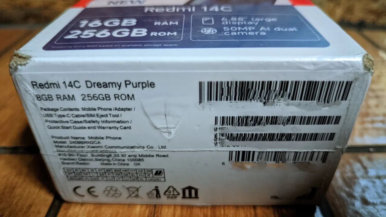 Xiaomi Redmi 14C 8/256gb tela 6.88 polegadas lacrado na caixa versão global  - Foto 2