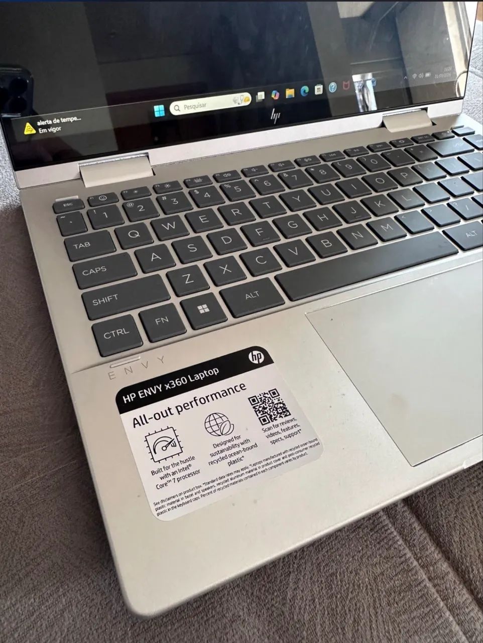 Notebook HP Envy x360 2-in-1 intel core i7 16gb Ram