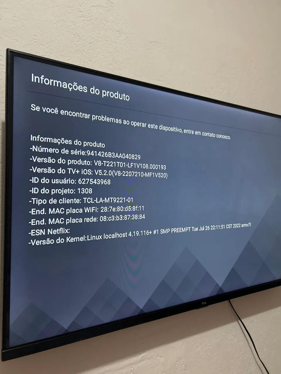 Vende-se TV TCL 40polegadas - ANDROID - Foto 3