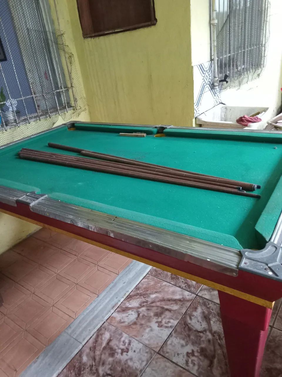 Linda mesa de sinuca de ferro - Foto 2
