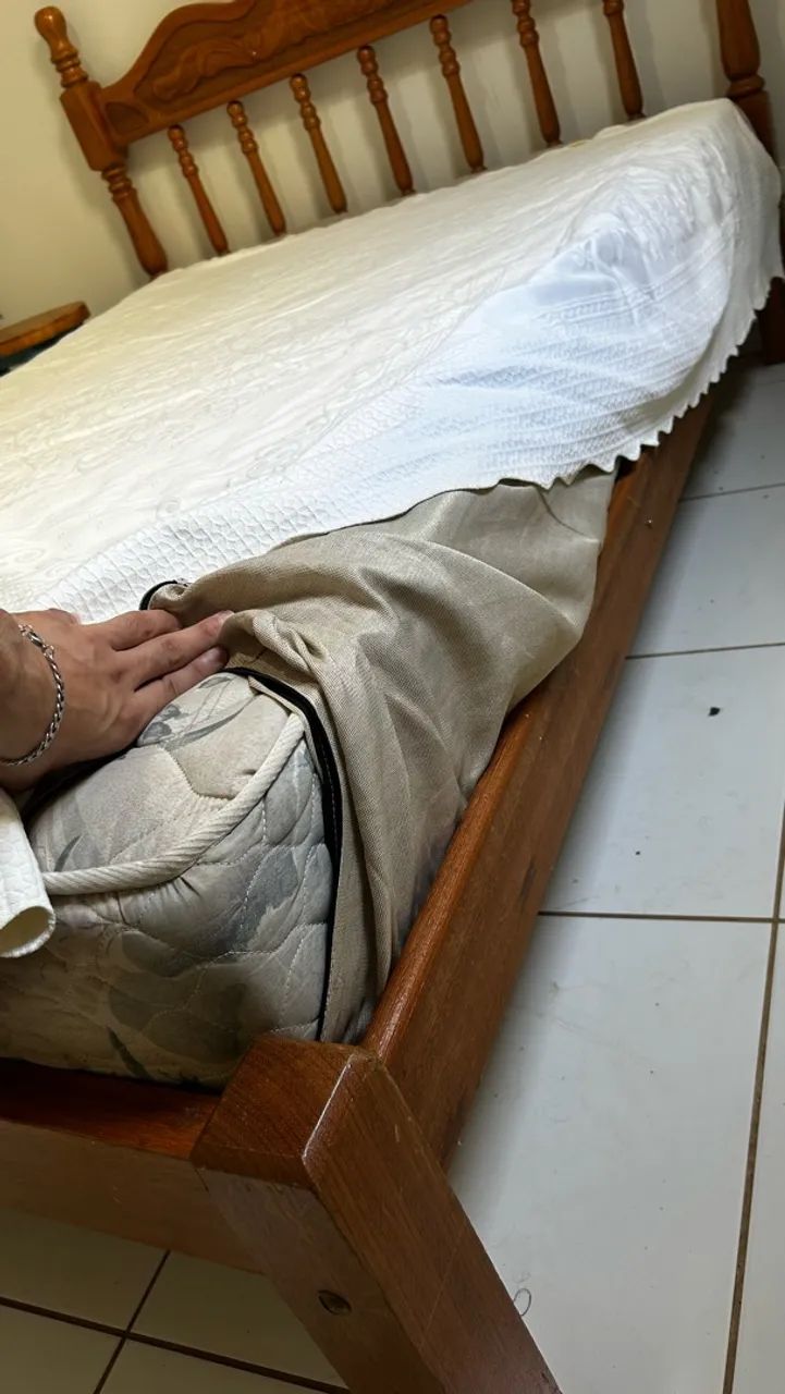 Cama + colchão (casal) - Foto 4