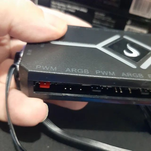 Controladora Gamer PWM e ARGB Hub - 3 pinos 5v - Foto 5