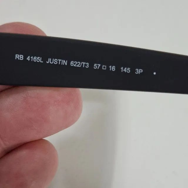 Óculos Ray-Ban Justin Classic RB4165 Polarizado - Original - Foto 3
