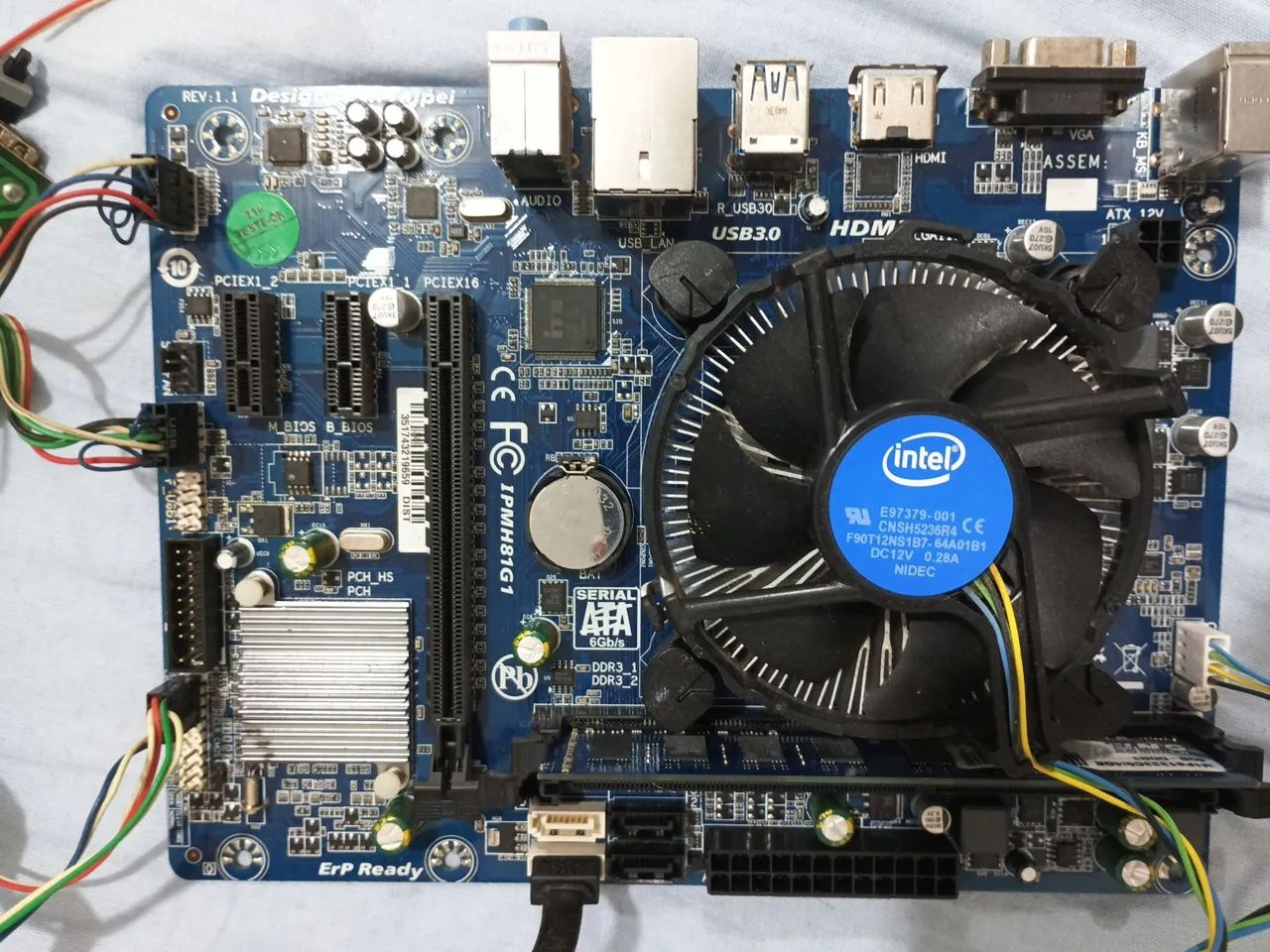 Kit Placa Mãe Intel 1150 Com Processador, Cooler, 4GB RAM e HD 500G - Foto 2
