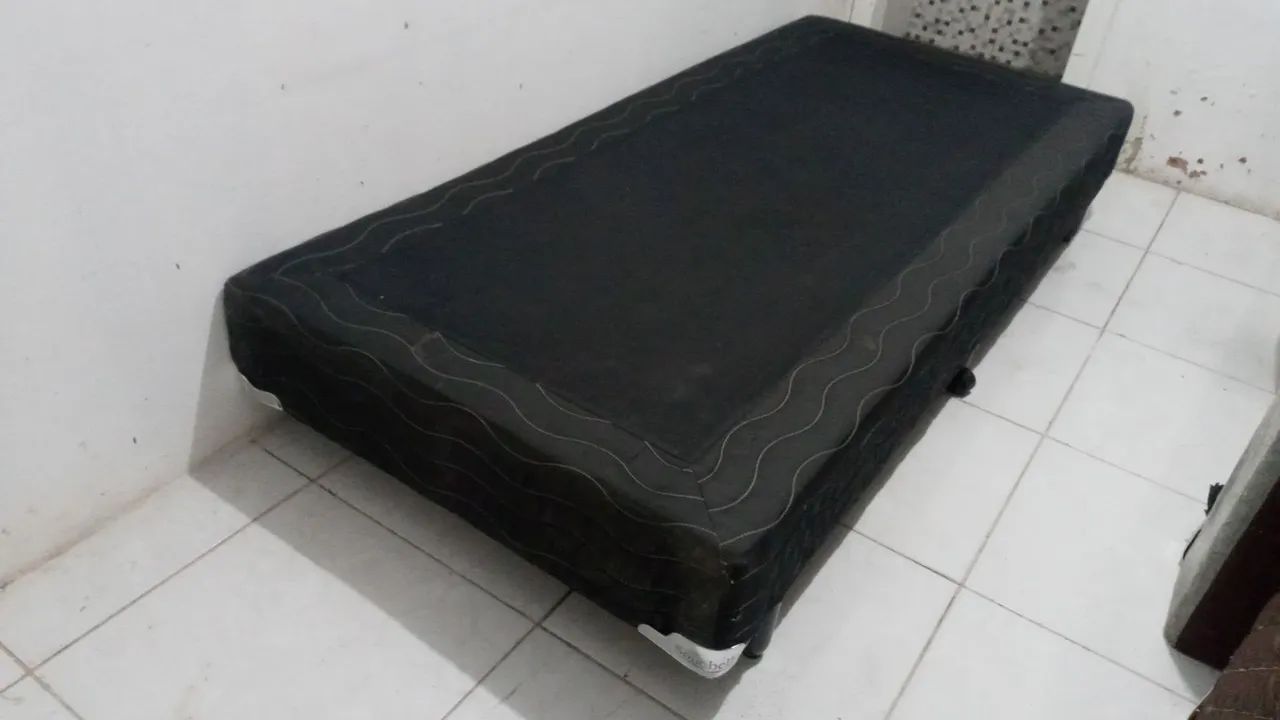 Cama solteiro , base e colchão , entrega grátis - Foto 2
